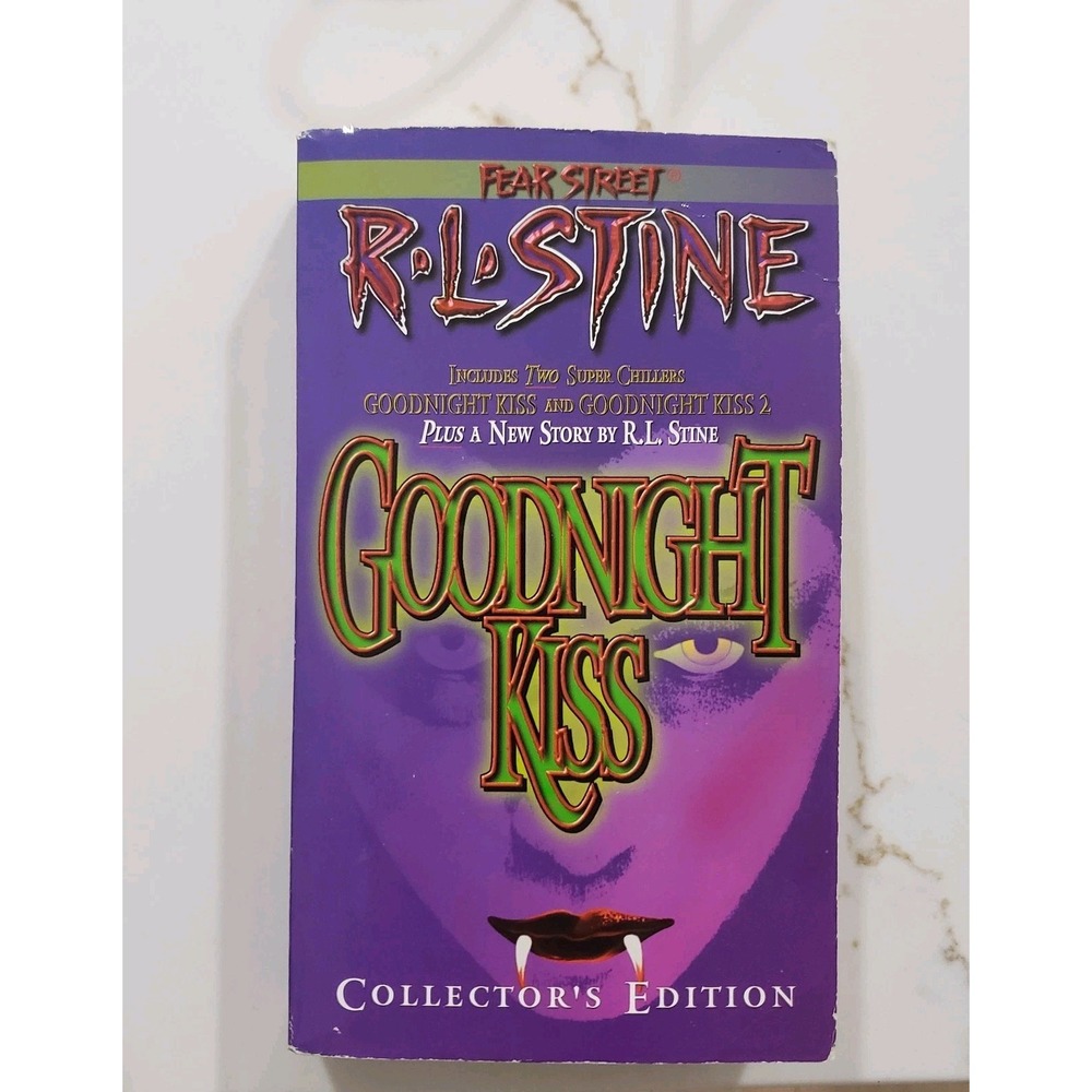 RL Stine Goodnight Kiss Collectors Edition Fear Street Paperback Vintage 1997
